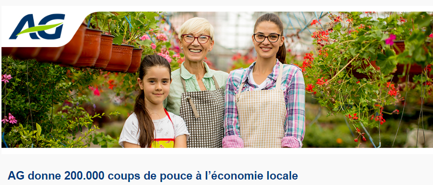 Bon d'achat de 20 € auprès d'AG INSURANCE